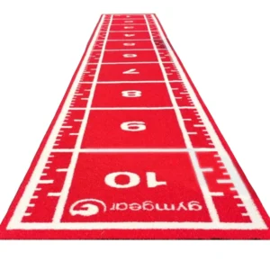 10m x 1.5m Sprint Track (Full Line Markings) – Red